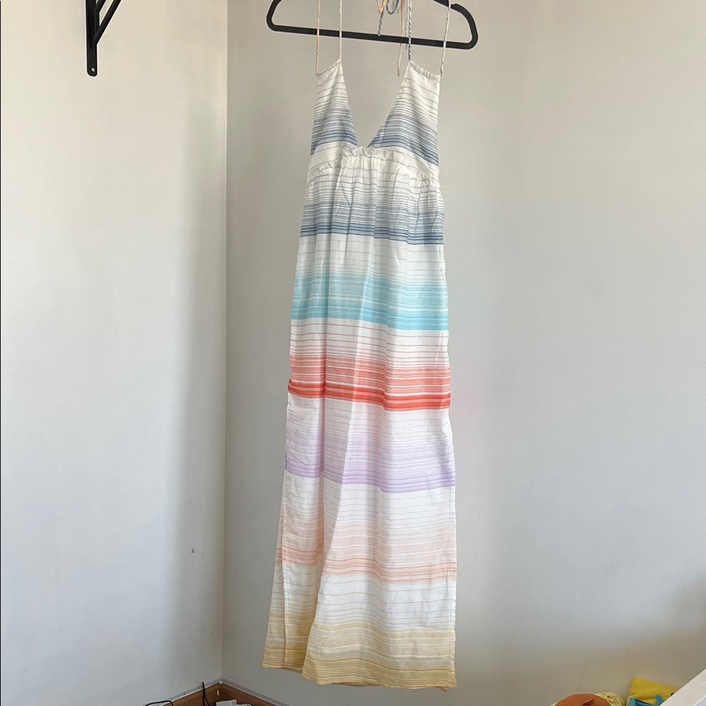 O'Neill Multicolor Striped Maxi Dress